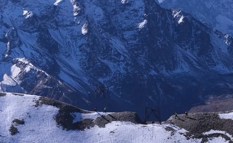 Slider 2 - Démontage pylône Col du Galibier