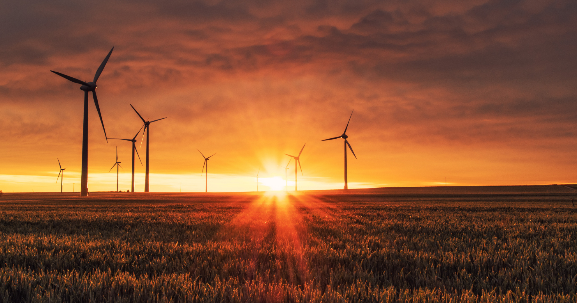 Eoliennes coucher de soleil - credit karsten-wurth