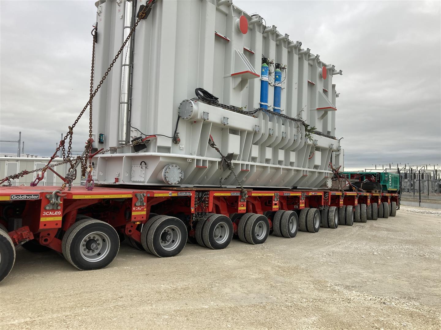 Faux-Fresnay - Vignette - Arrivée des Transformateurs - Novembre 2020