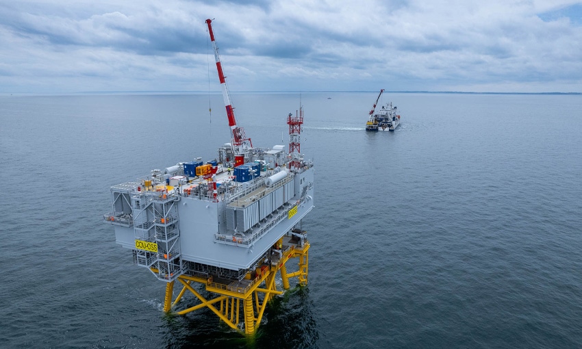 Dernières opérations en mer pour le raccordement  du parc éolien offshore du Calvados - Vignette