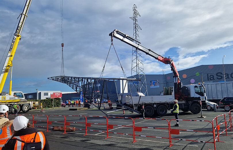 Angers, RTE déconstruit 3 lignes électriques aériennes - Vignette