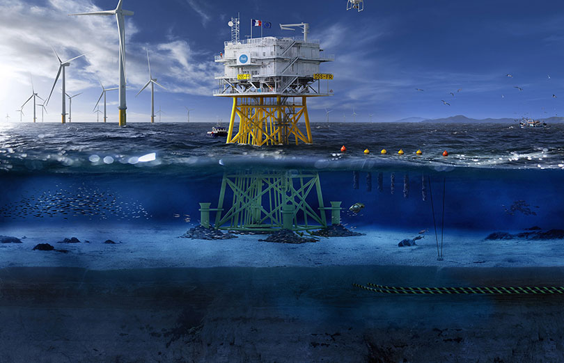 Plateforme en mer vignette