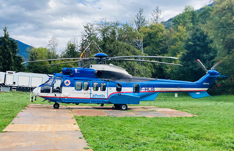 Hélicoptère d'intervention