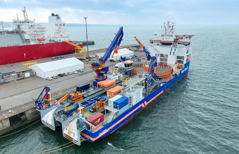 Celtic Interconnector - Déroulage de câbles