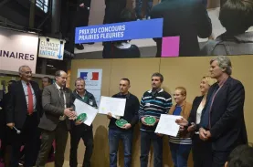 Photo des lauréats de l’édition 2017 du Concours Général Agricole Prairies Fleuries