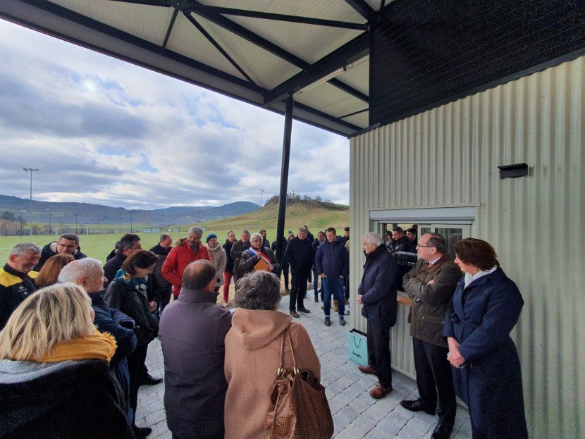 Inauguration des vestiaires rénovés du stade communal de Rosières 2