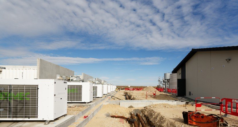 Photo du site de Ventavon lors des travaux