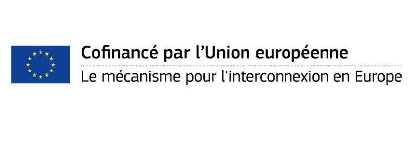 Logo « Cofinancé par l'Union européenne, le mécanisme pour l'interconnexion en Europe »