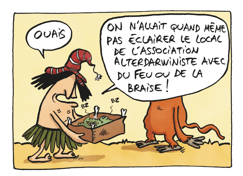 Planche BD "Silex and the City" du dessinateur Jul
