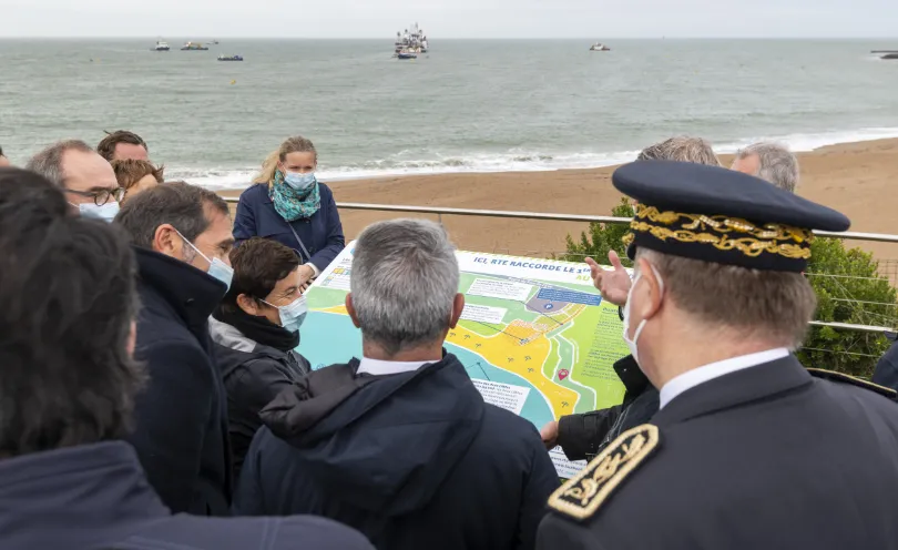 Visite ministerielle - Projet Saint Nazaire