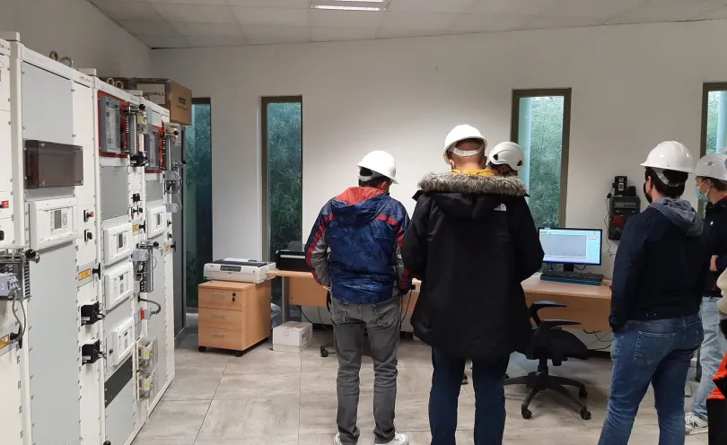 Visite du poste du Chateau de Gombert - IUT St Jerome