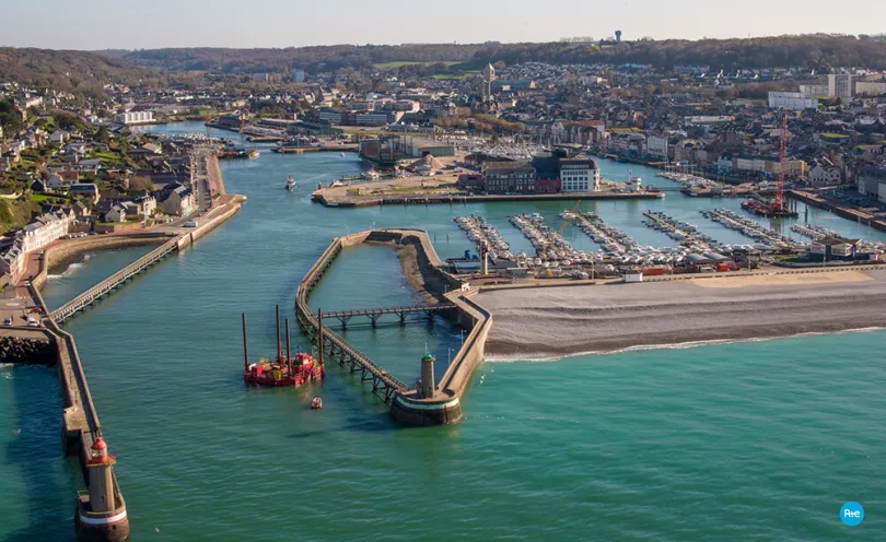 Photo du parc éolien en mer normand