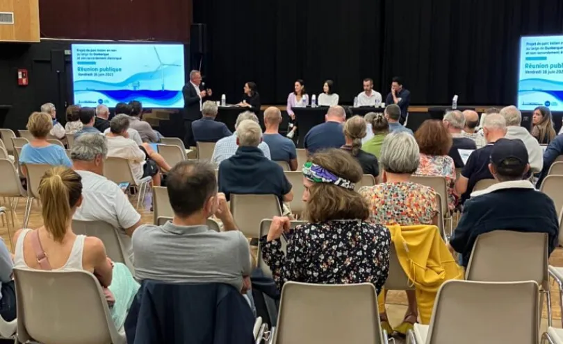 Photo de la réunion publique