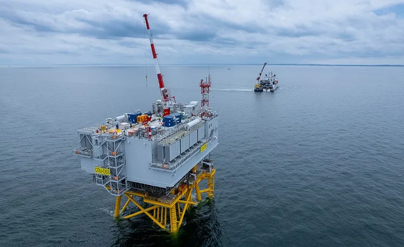 Photo de la sous-station électrique dans le Calvados