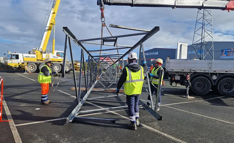 Angers, RTE déconstruit 3 lignes électriques aériennes - Diapo 1