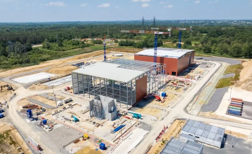Construction de la station de conversion à Cubnezais