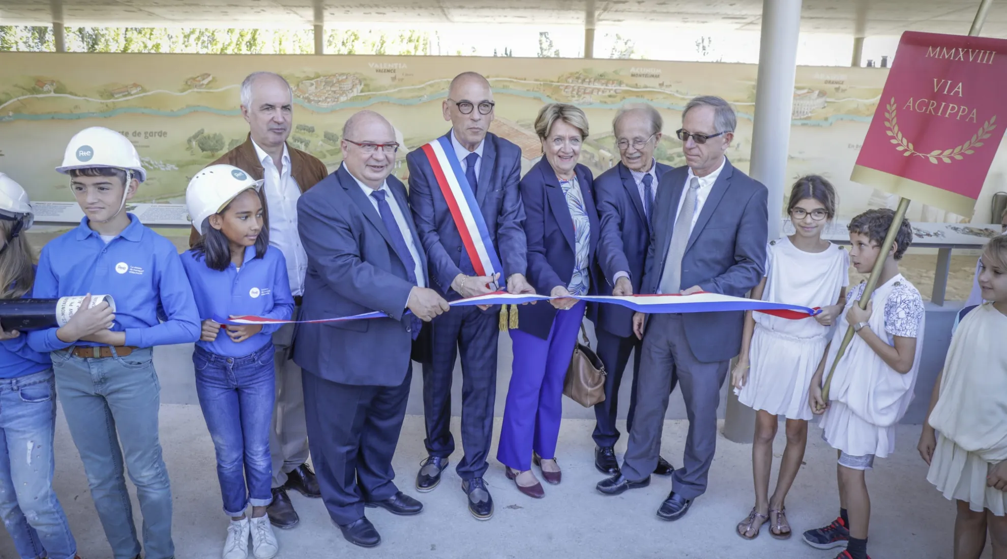 INAUGURATION DE LA VOIE ROMAINE