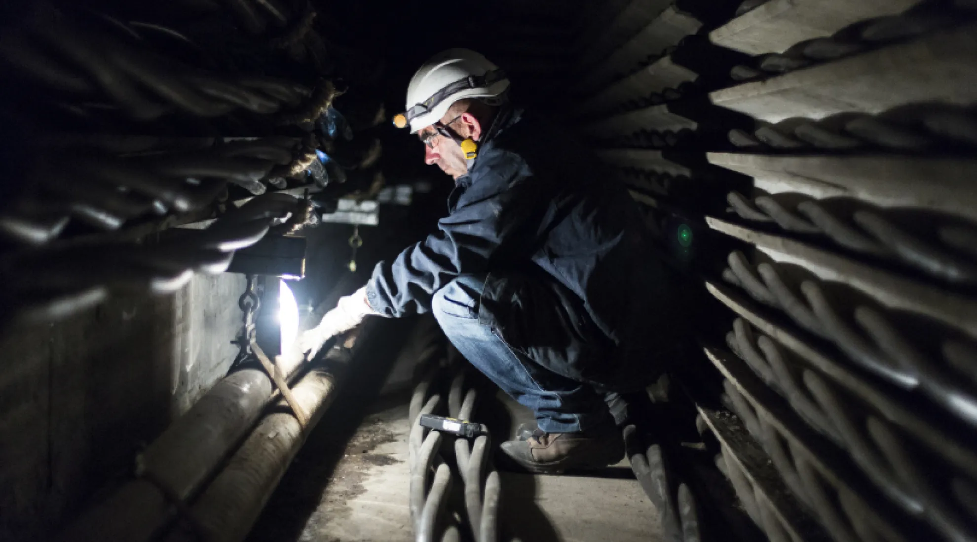 Maintenance galeries souterraines RTE 