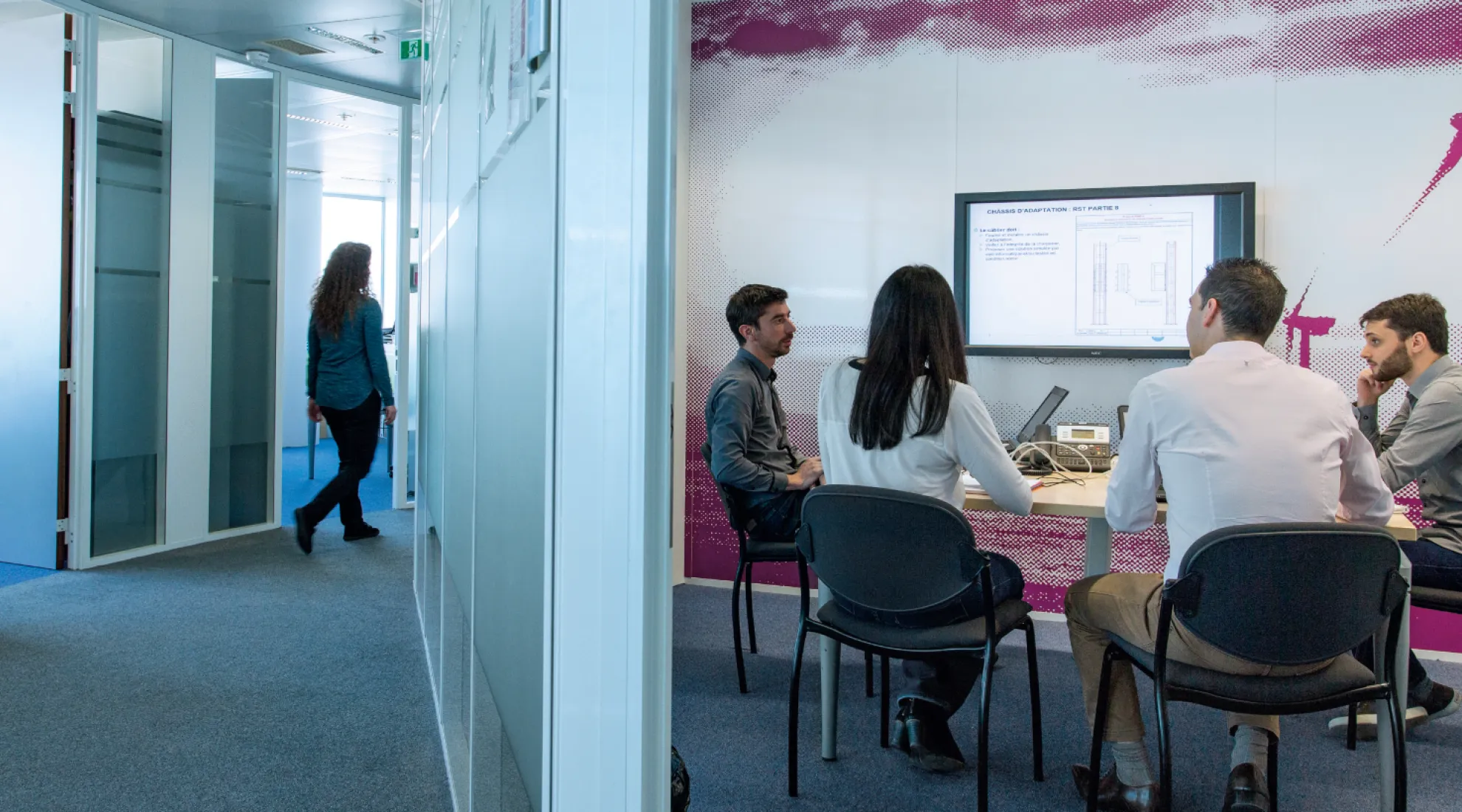 Equipe RTE en réunion