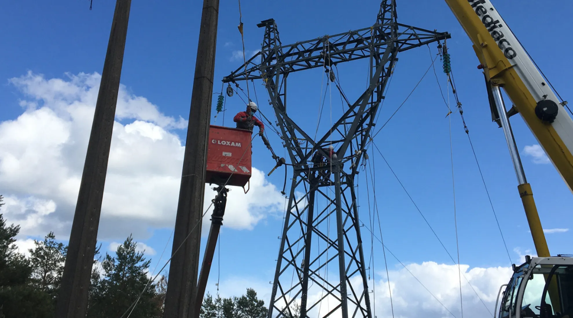 Travaux securite alimentation clients