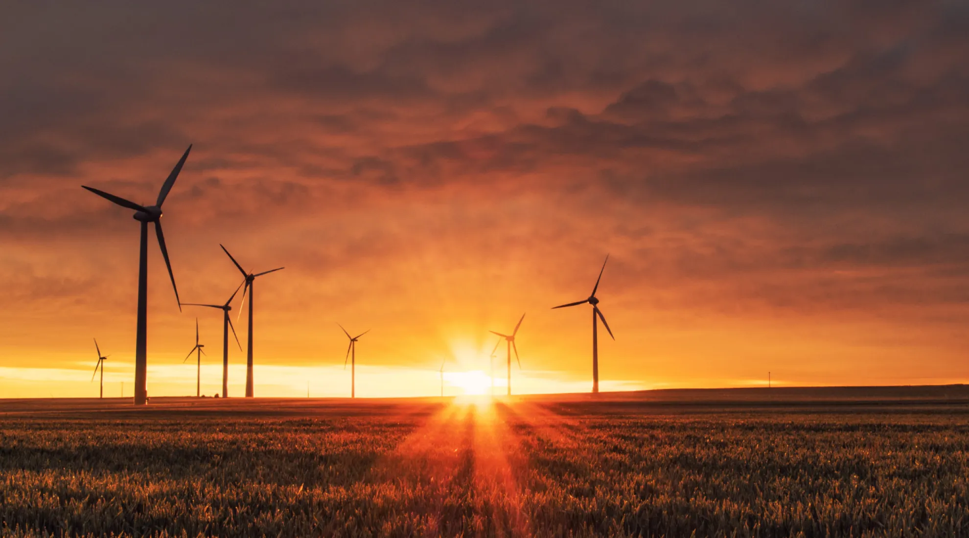 Eoliennes coucher de soleil - credit karsten-wurth