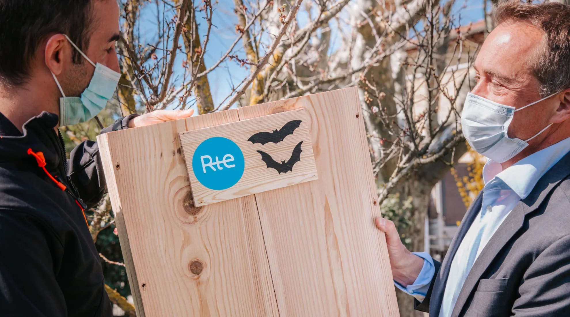 Installation nichoir chauve souris- en tête