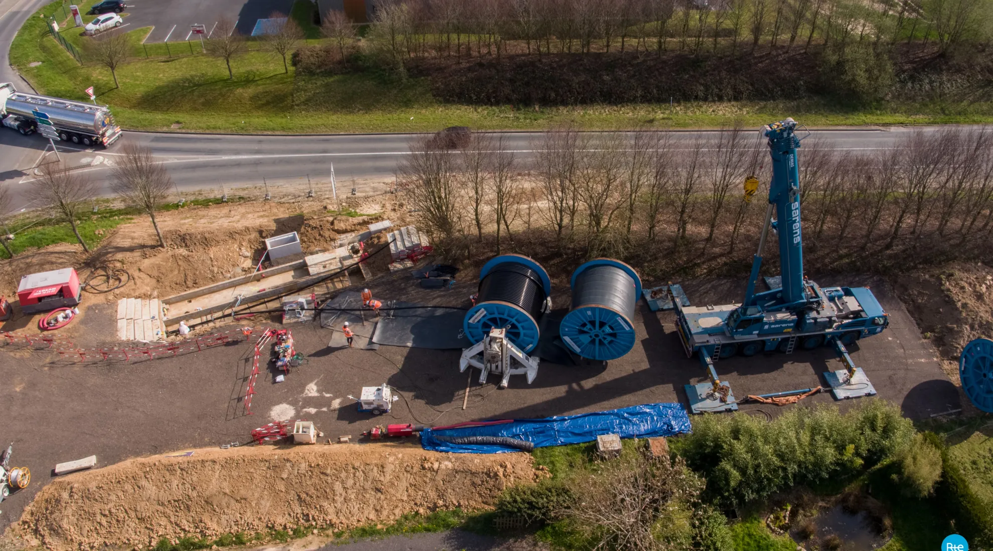 déroulage câble à fécamp