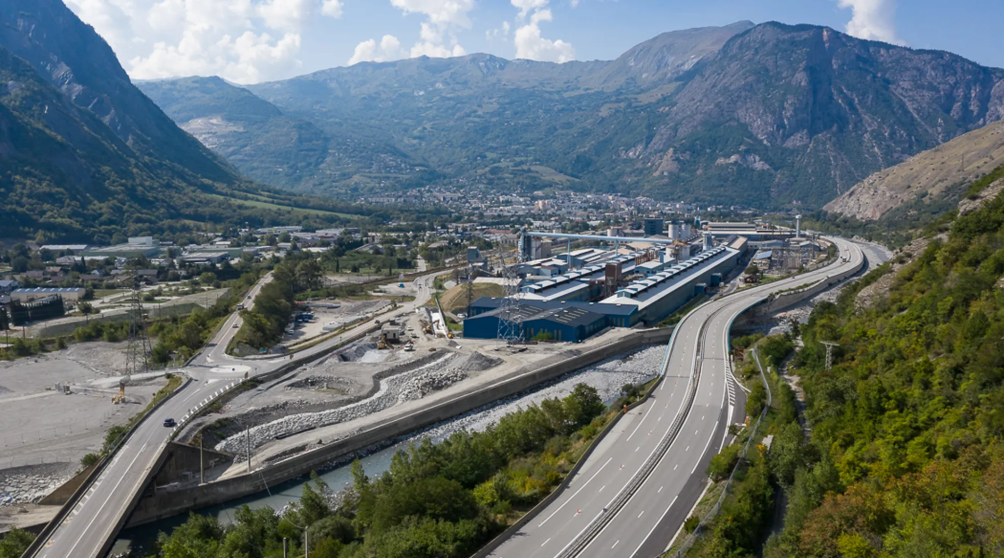 Restructuration du réseau électrique en Maurienne (Crédit photo : Alban Pernet)