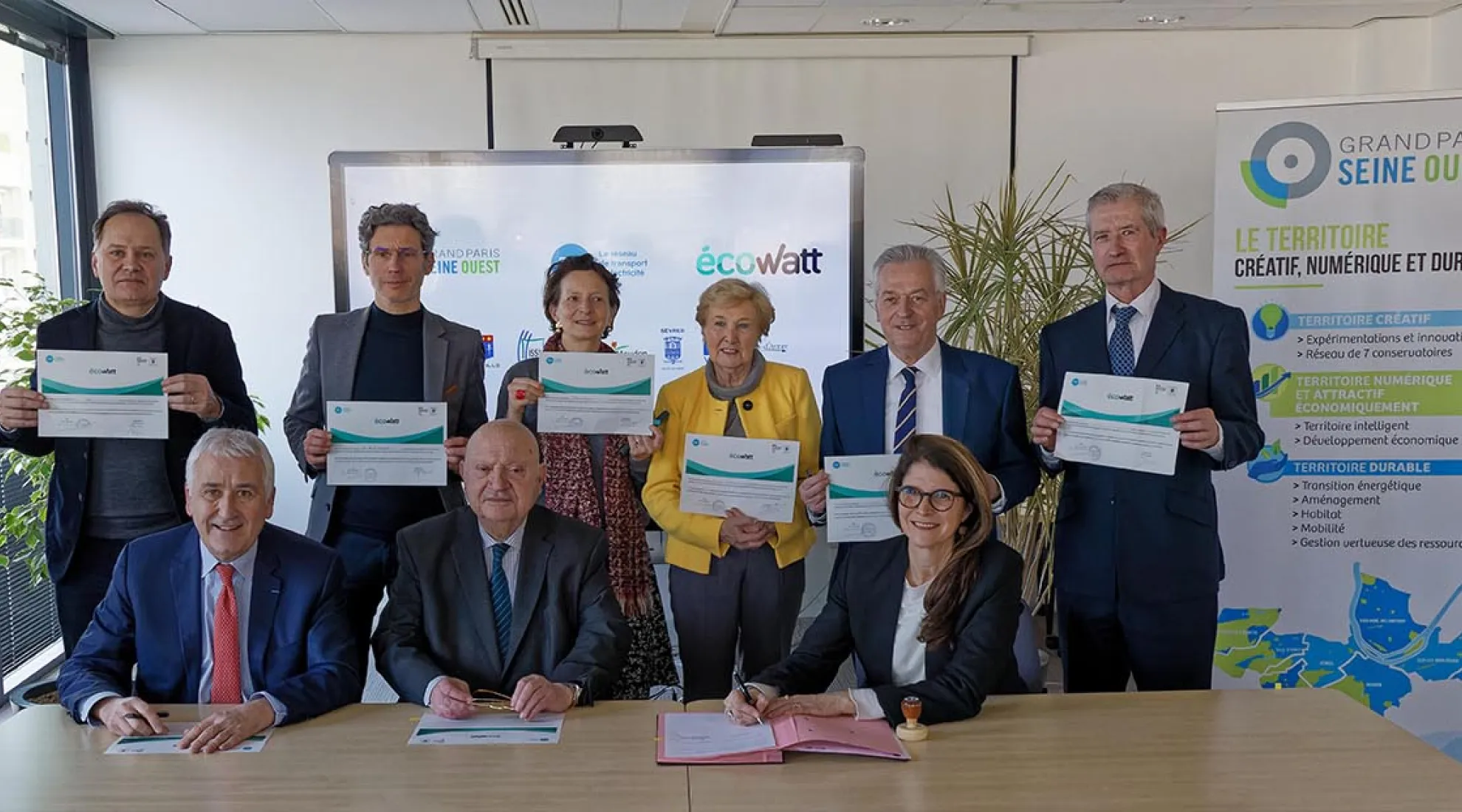 Grand Paris Seine-Ouest et les 8 villes - EcoWatt - En-tête