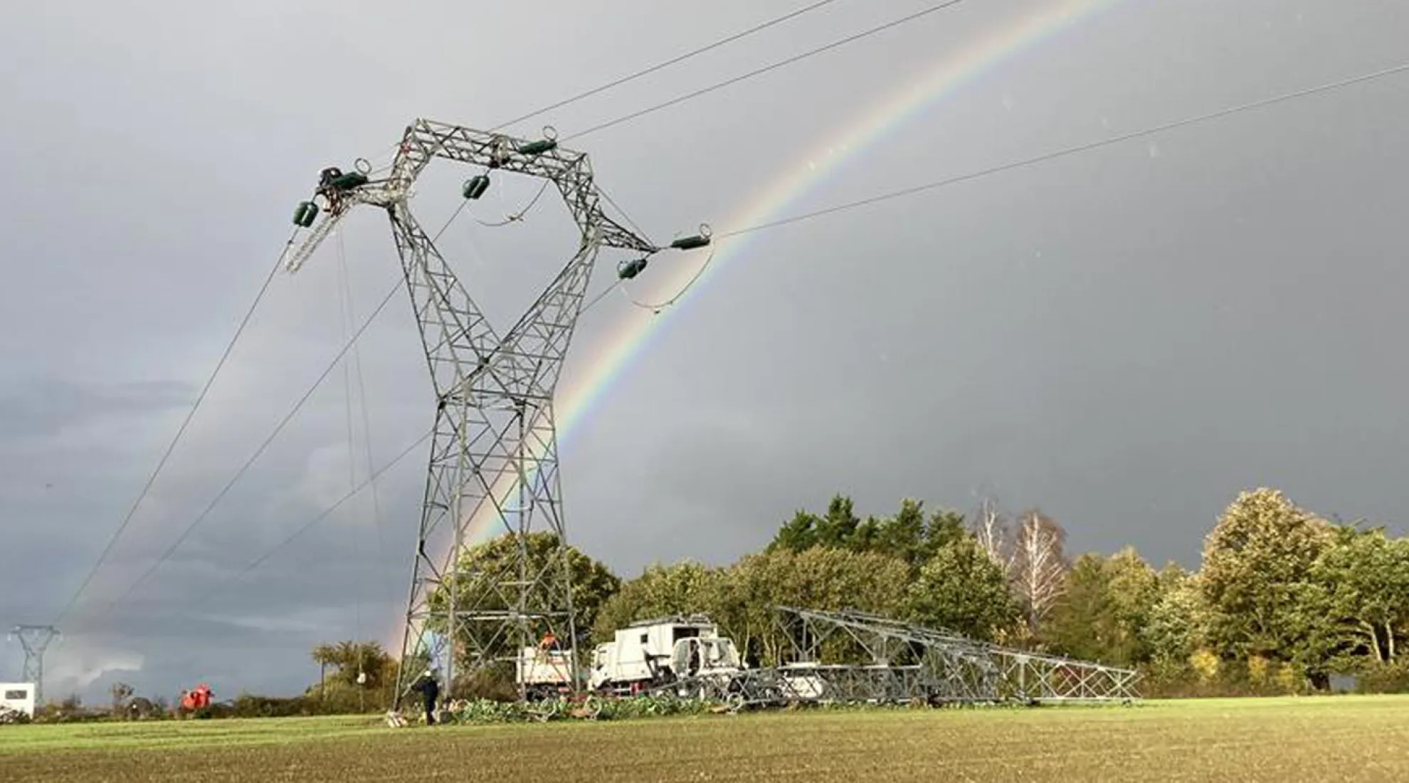 Ligne à 225 000 volts Cheviré-Merlatière - Bannière