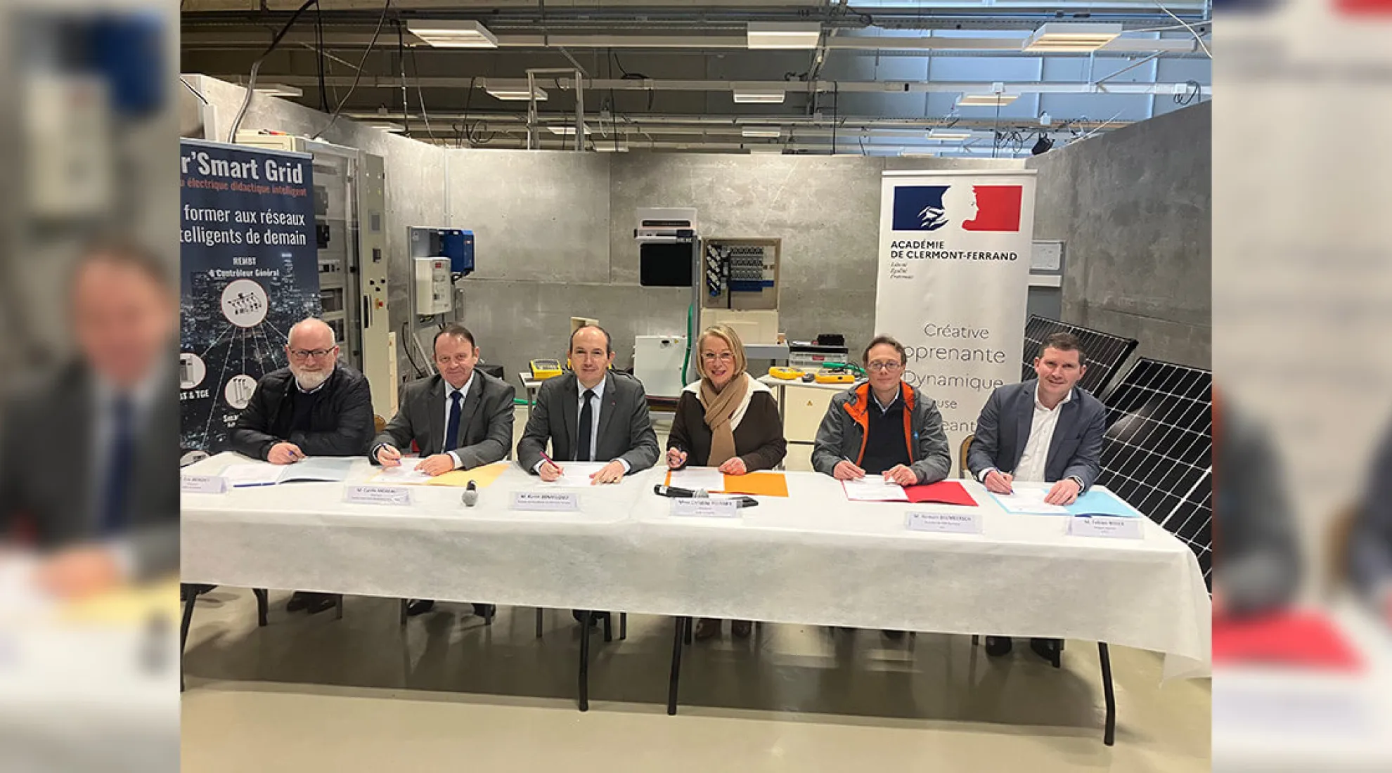 Inauguration classe « réseaux électriques » à Clermont-Ferrand - Cover