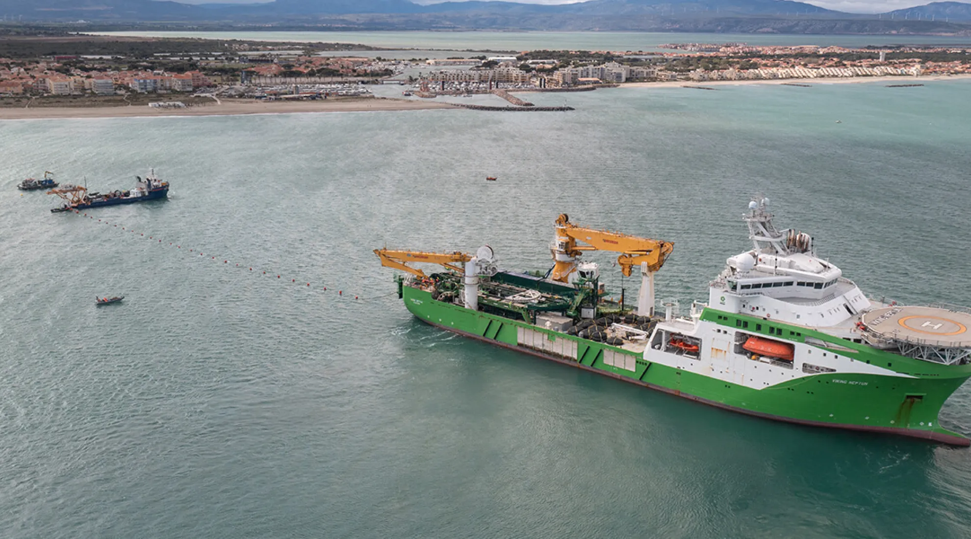  RTE installe un câble électrique sous-marin en Méditerranée - Cover