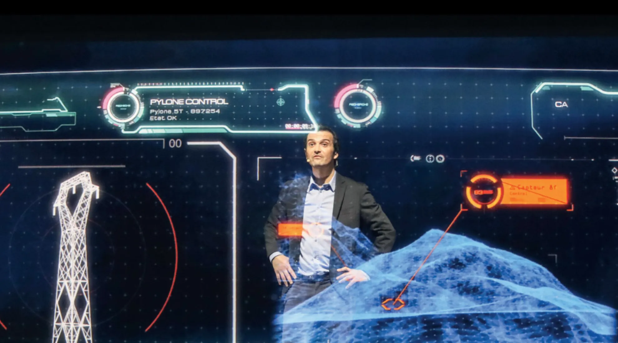 Pylone en hologramme