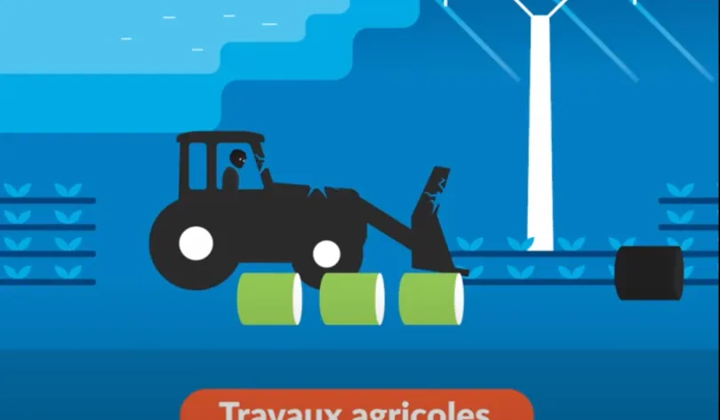 Travaux agricoles prudence