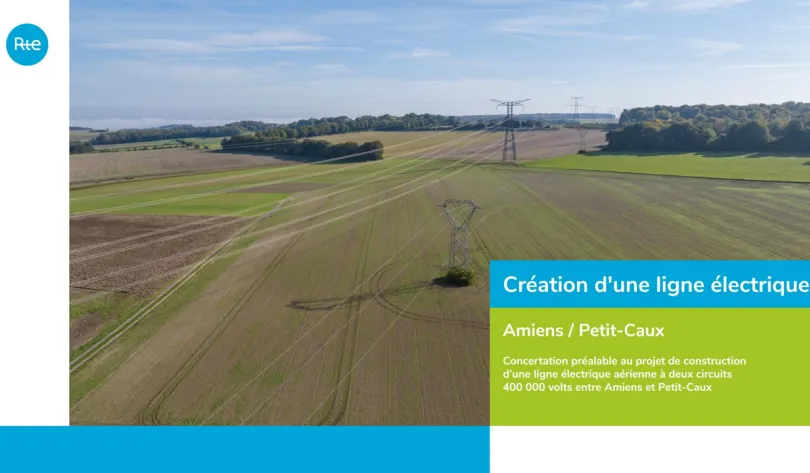Couverture de la vidéo de présentation de la création d'une ligne électrique Amiens - Petit-Caux