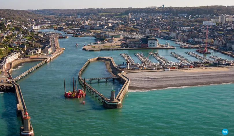 Photo du parc éolien en mer normand