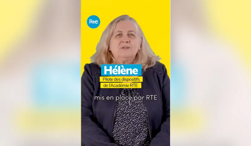Hélène, pilote des dispositifs de formation chez RTE