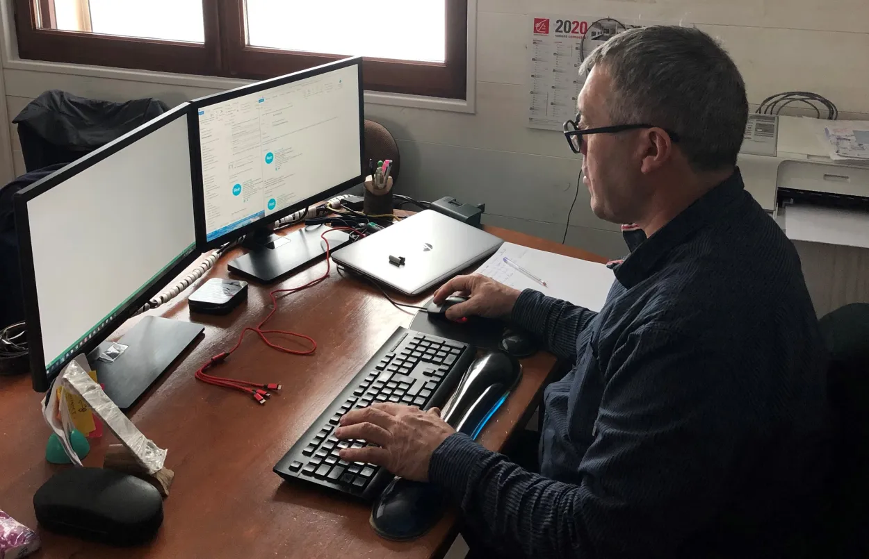 Marc Roche, teletravail