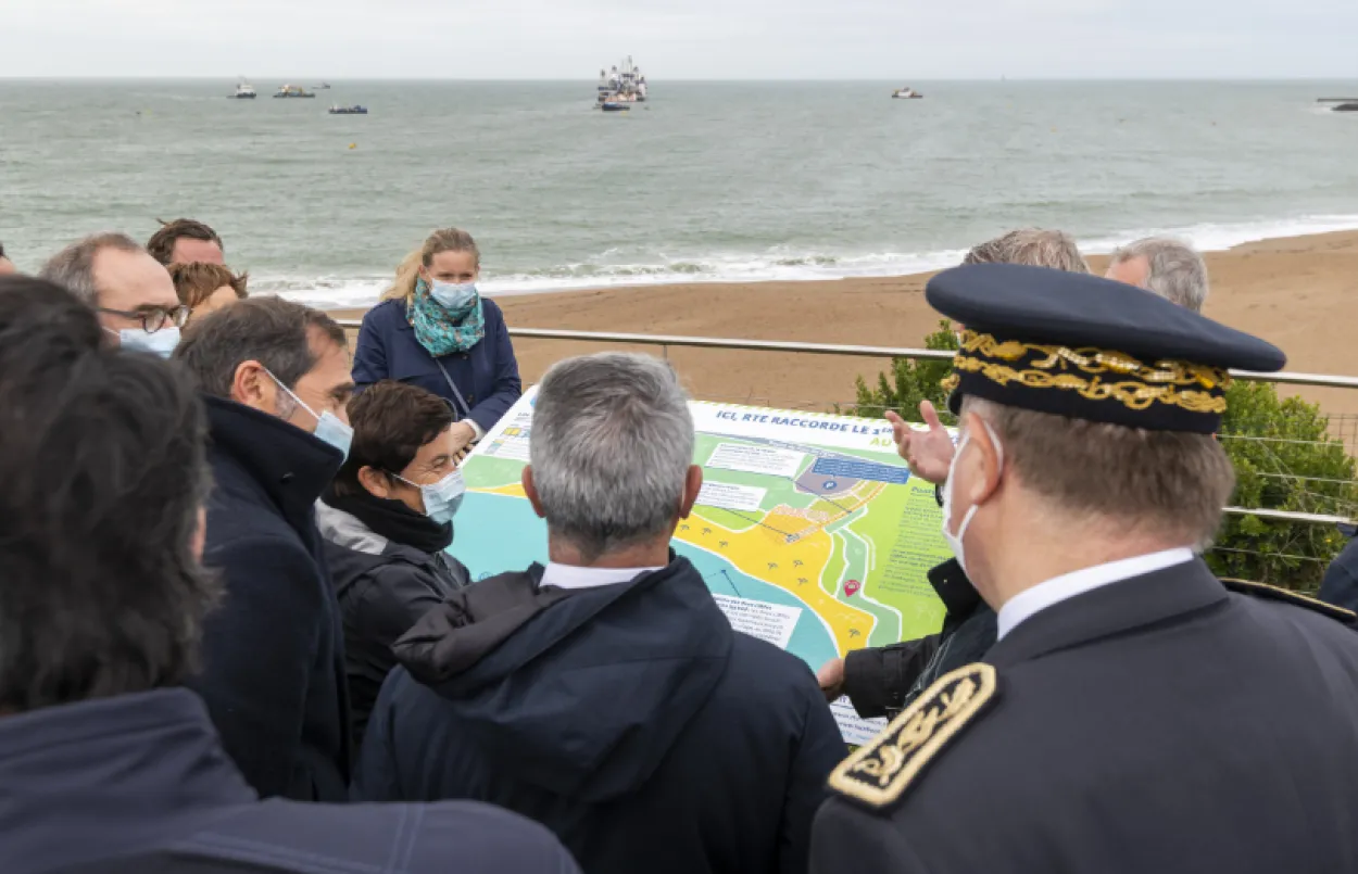 Visite ministerielle - Projet Saint Nazaire