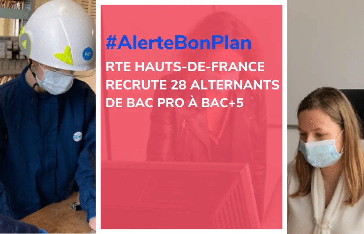 RTE recrute 28 alternants de Bac Pro à Bac+5