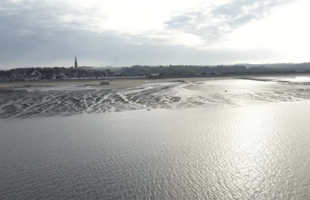 Illustration : Reprise des travaux à Bernières-sur-mer