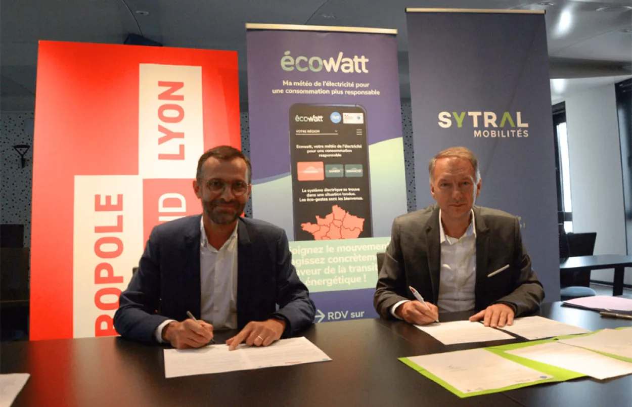Signature de la charte d'engagement EcoWatt