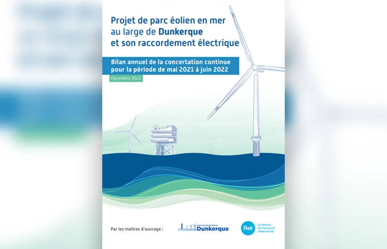 1er bilan annuel - Parc éolien en mer de Dunkerque - Vignette
