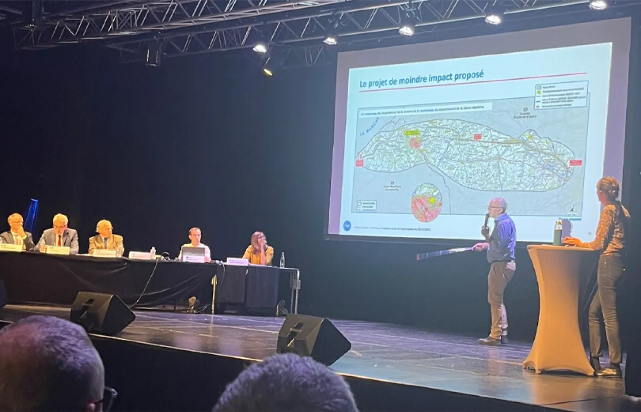 Le fuseau de moindre impact arrete par le prefet de la Somme - Vignette