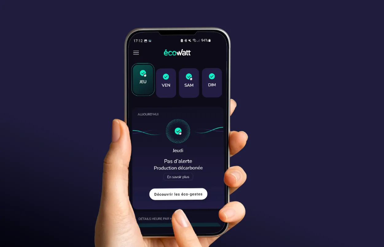 EcoWatt - Application mobile
