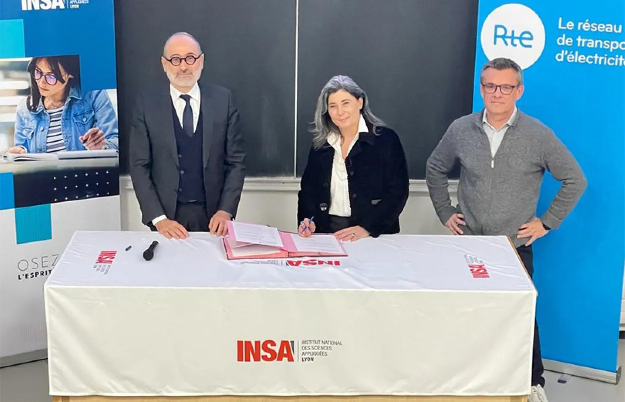 RTE devient parrain du département génie électrique de l’INSA Lyon - Vignette