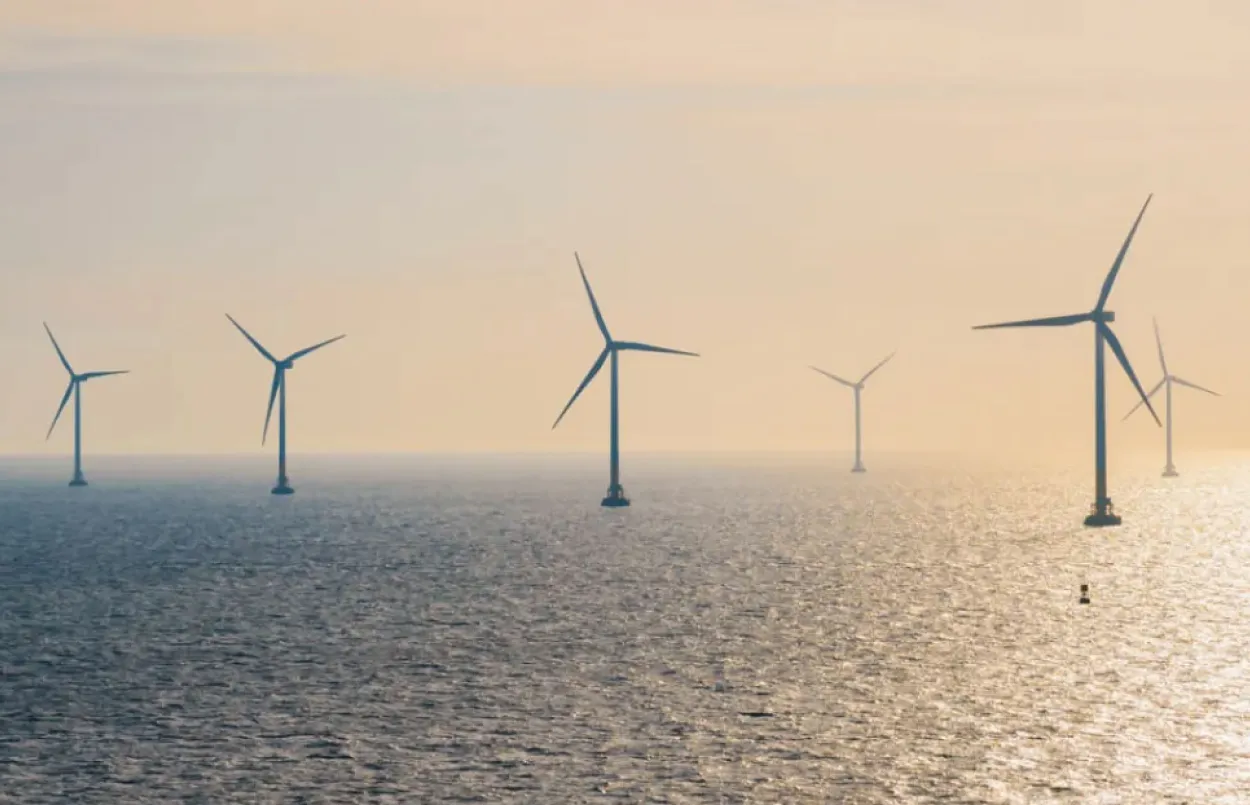 Photographie parc éolien en mer
