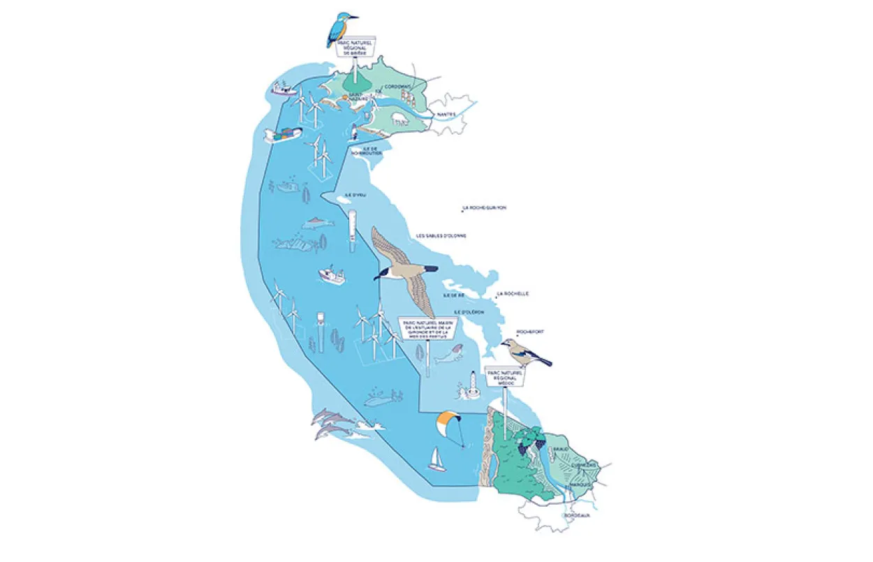 Carte du projet GiLA -Vignette