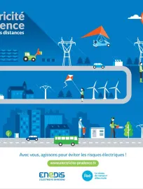 Affiche Electricité Prudence