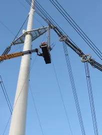 Echelle en l'air
